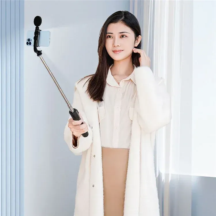 Selfie Stick Tripod, Extendable Cell Phone Tripod Stand with Wireless Remote and Phone Holder, Compatible with iPhone Android Phone