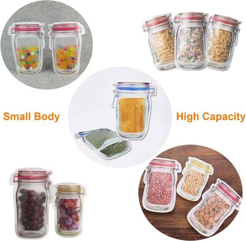 🔥 30Pcs Reusable Mason Bottle Ziplock Bags 🔥
