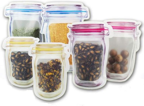 🔥 30Pcs Reusable Mason Bottle Ziplock Bags 🔥