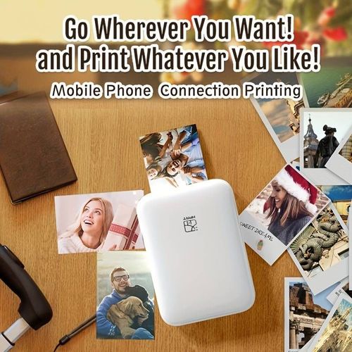 HPRT MT53 2X3'' Mini Photo Printer, Bluetooth Portable Photo Printer