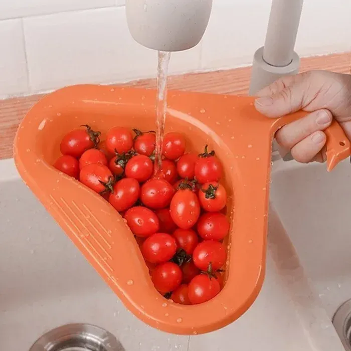 4 Pcs Kitchen Sink Drain Basket Swan Drain Rack