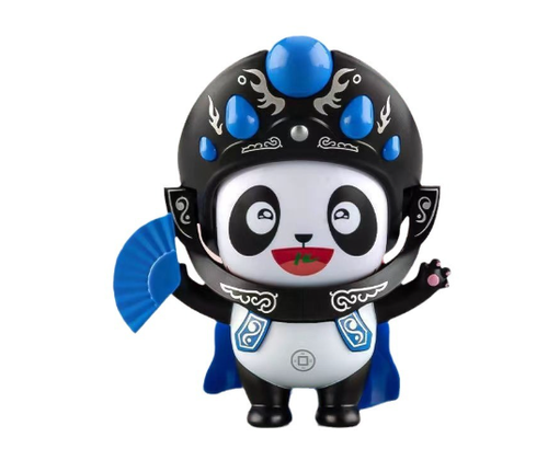 Chinese Face Changing Dolls Sichuan Opera Panda's Face Changes Toy Crafts Gifts 2PCS