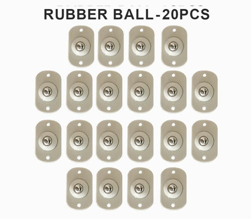 20 Pcs Paste Type Universal Pulley
