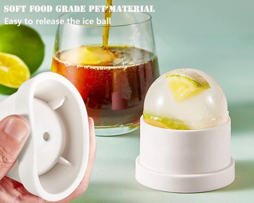 5 Pcs Food Grade Stackable Slow Melting DIY Ice Ball For Cocktail Whiskey