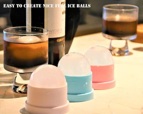 5 Pcs Food Grade Stackable Slow Melting DIY Ice Ball For Cocktail Whiskey
