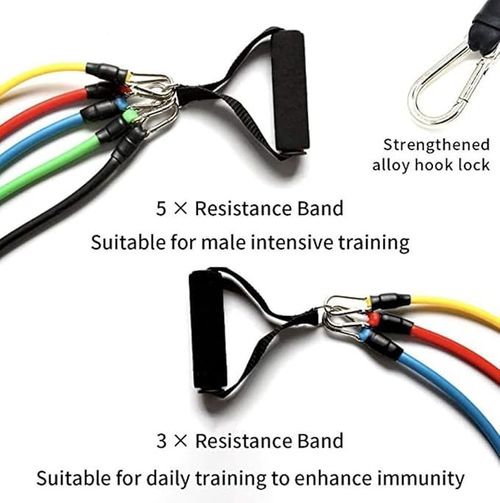 N3 FitHomie Resistance Bands Set 11pcs