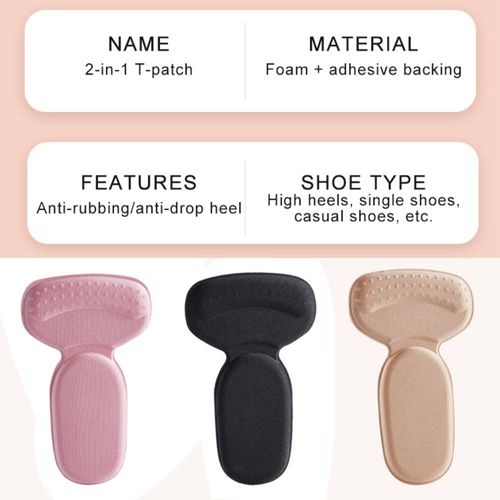 3 Pairs Comfortable Heels Cushioning Pads