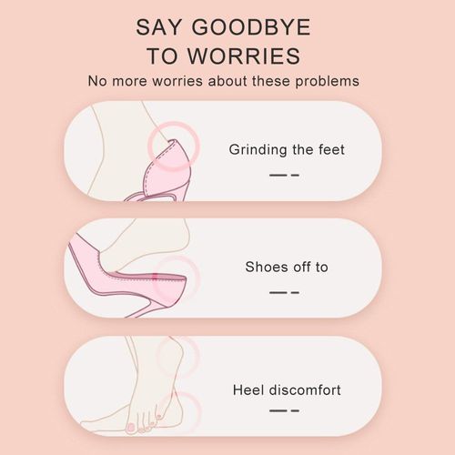 3 Pairs Comfortable Heels Cushioning Pads