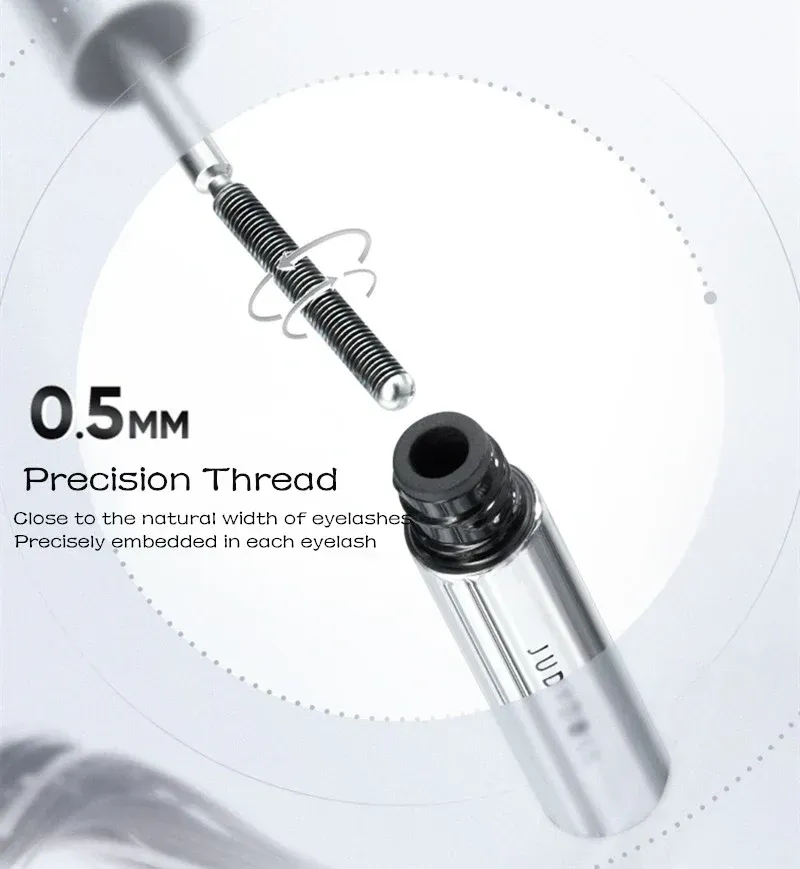 JUDYDOLL Upgrade 3D Curling 6° Curved Metal Pipe Waterproof Mascara (2.0) T3306