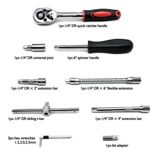46pcs Professional Automotive Master Tool Kit
