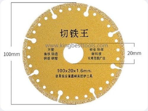Diamond Saw Blade Metal Brazing Iron Rebar Stainless Steel Cutting Discs Blade 100 110mm Angle Grinder Disk Cut Off Wheel Tool