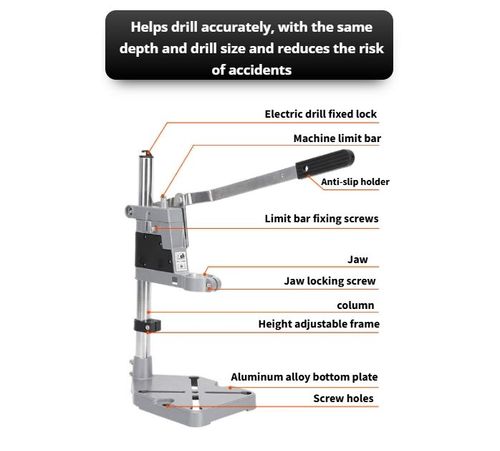 Multifunctional electric drill stand