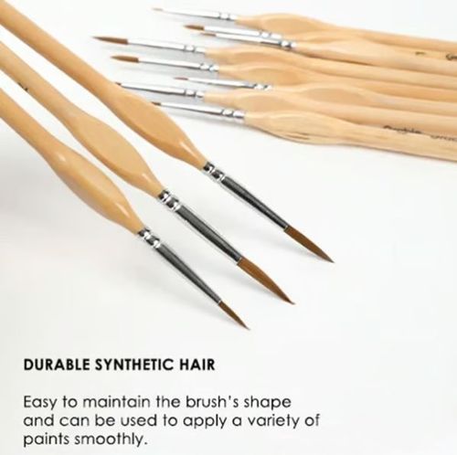 🎁11 Pcs Miniature Detail Paint Brush Set