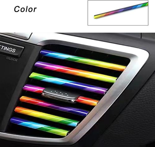20 pieces Car Air Conditioner Decoration Strip for Vent Outlet