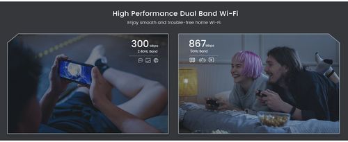 Tenda AC1200 Smart WiFi Router, High Speed Dual Band Wireless Internet Router with Smart APP, 4 x 100 Mbps Fast Ethernet Ports, Supports Guest WiFi, Access Point Mode, IPv6 and Parental Controls(AC6)