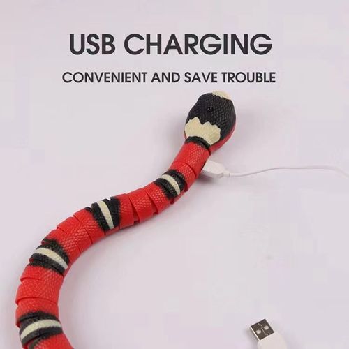 Smart Sensing Interactive Cat Toys Automatic Electronic Snake