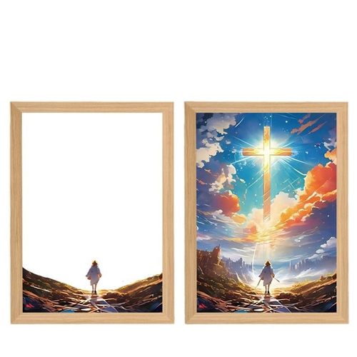 Jesus Lamp  Led Light Up Printing