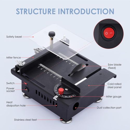 💥2025 Hot Sale⏰Multi-functional Mini Precision Table Saw