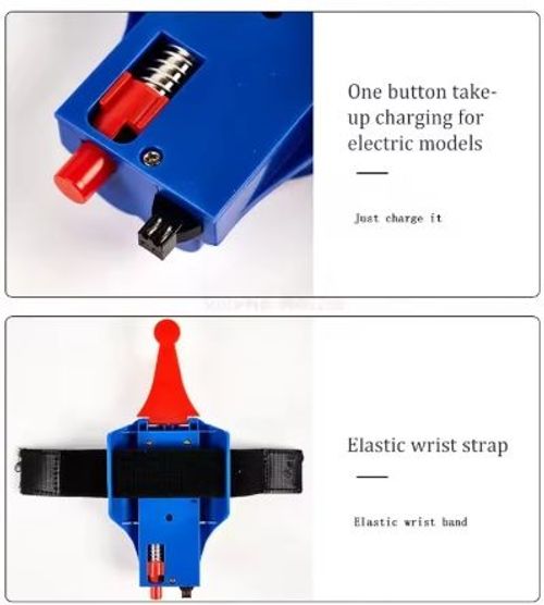 Spiderman Web Shooters Spider Man Wrist Launcher Upgraded Version Peter Parker Cosplay Gadgets Set Toys for Children Gift Kids