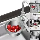 4PCS JS-Swan stainless steel drain basket for kitchen sink