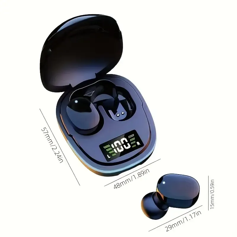 TWS G9S Hi-Fi Wireless Earbuds - Exceptional Sound Quality, Advanced Noise-Canceling Technology, Intuitive Touch Control, Rapid USB Charging Case Included - Perfect for Active Lifestyles, Runners, and Gamers, Ideal Christmas Gift