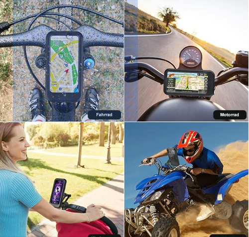 Waterproof Bicycle & Motorcycle Phone Holder
