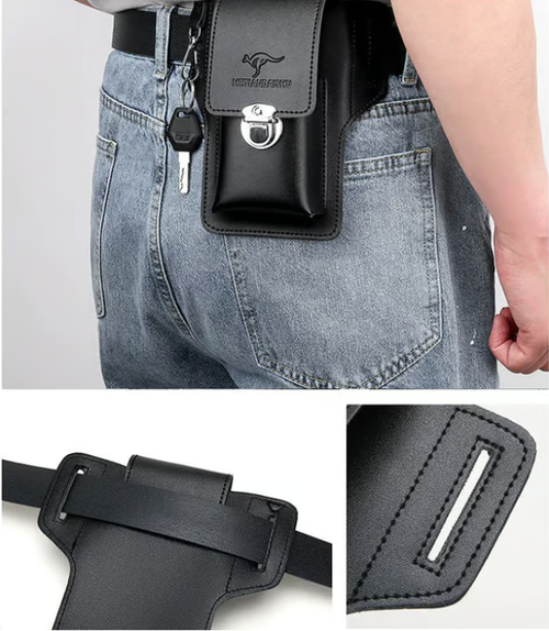 Fashion Multifunctional Men's Waist Bag