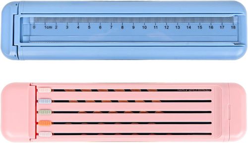 SHIDOW Multifunctional Pencil Case, Pencil Box Set, Small Hard Pencil Case with Slot, Portable Pencil Organizer