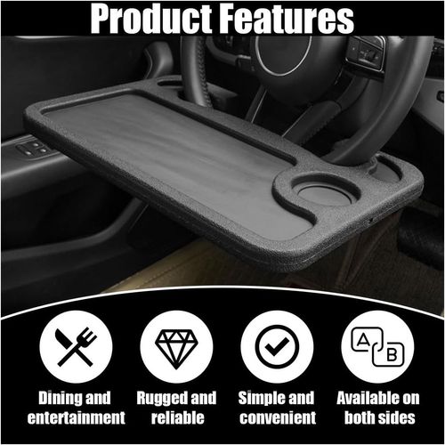 Multifunctional steering wheel dining table