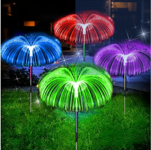Solar Garden Changing Jellyfish Lights