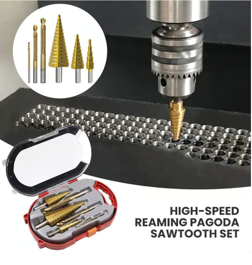 High-speed Reaming Pagoda Sawtooth Set (6pcs)