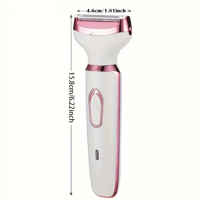 Electric women's shaver private care women's all-in-one armpit hair private part pubic hair trimming and shaving device