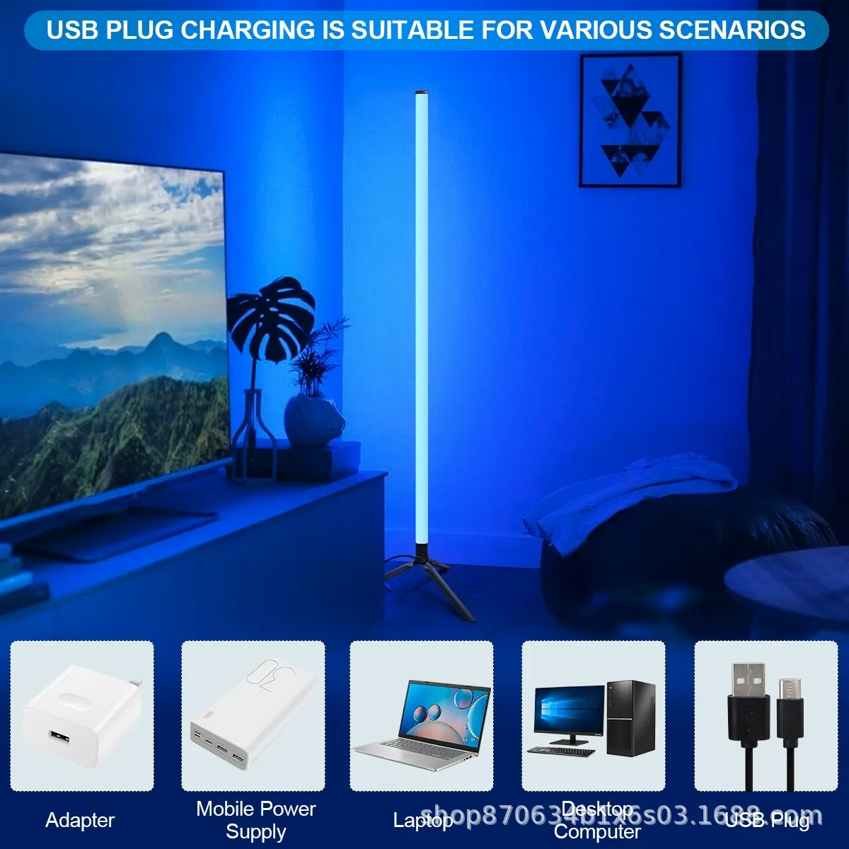 Smart LED Floor Lamp