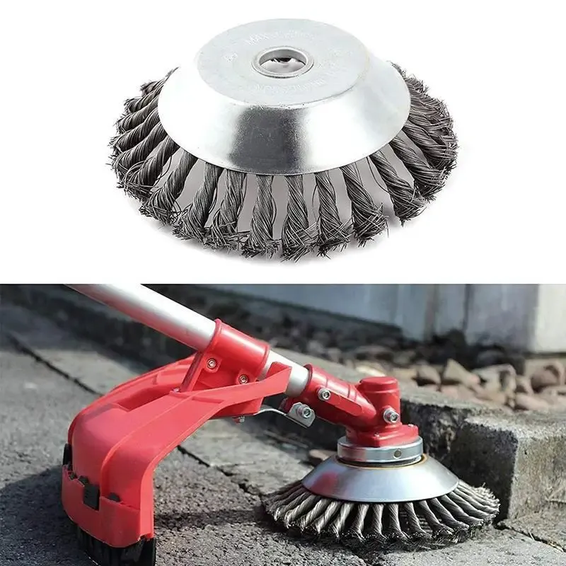 1pc Grass Trimmer Head Steel Wire Trimming Head Rusting Brush Cutter Mower Wire Weeding Head For Garden Lawn Mower