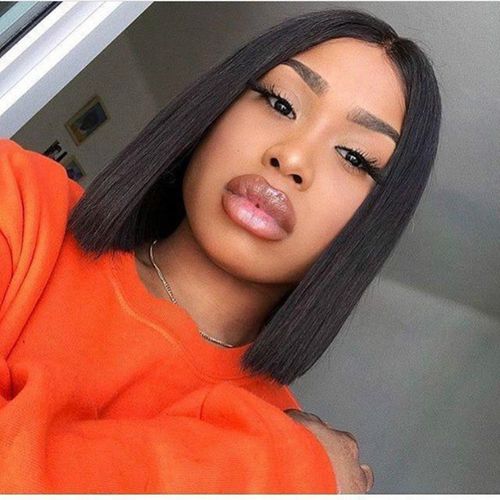 Klaiyi Yaki Straight Put On and Go Glueless Bob Wig 7x5 Pre-Cut Lace Closure Wig Beginner Friendly Flash Sale