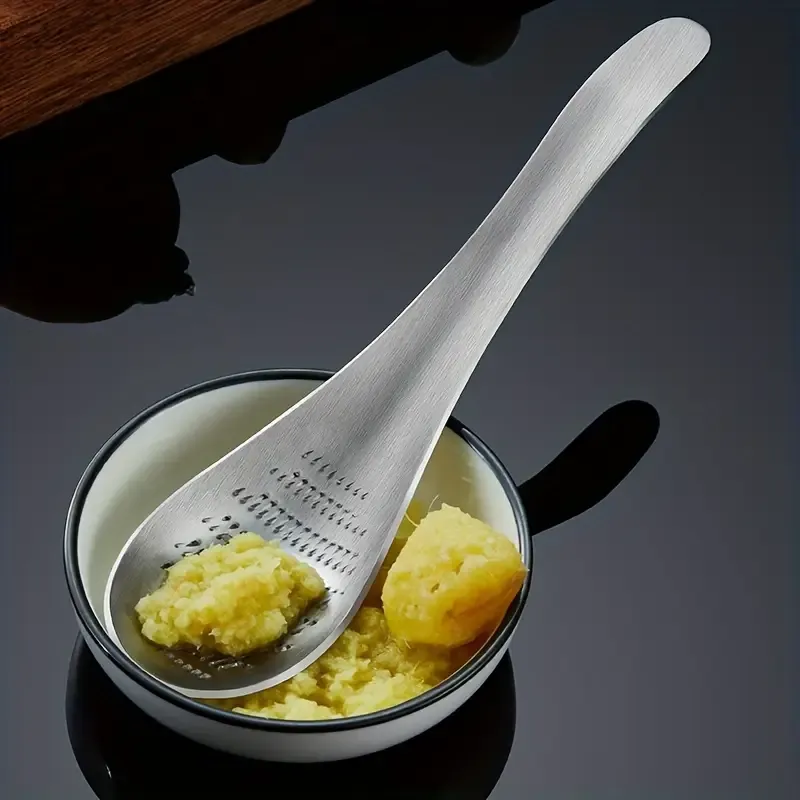 2PCS Stainless Steel Ginger Grater Spoon