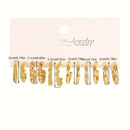 24 pairs of earrings combination set