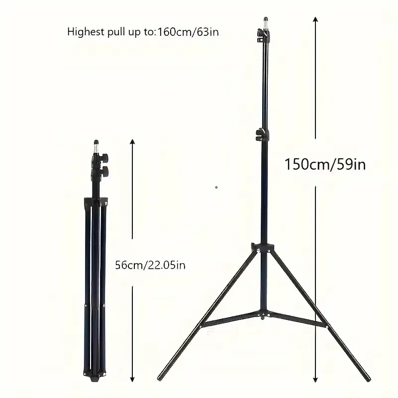 1.6m Mobile Phone Bracket Black