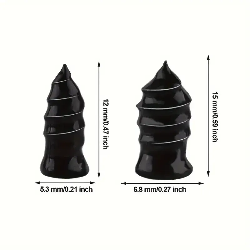 100pcs QuickFix Tire Repair Kit - Spiral Rubber Nails for Car And Motorcycle Tires, Plastic Material, Separate Sizes (S 50pcs, L 50pcs)