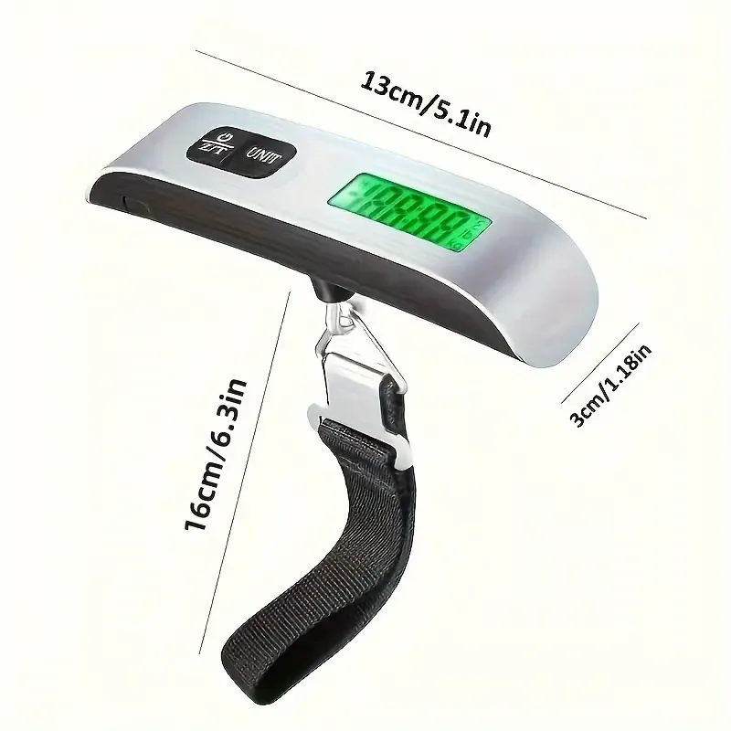 Luggage Scale, Electronic Scale, Portable Scale, Hook Scale, Parcel Scale, 110.23LB Mini Hanging Scale, Portable Spring Lifting Scale, Fishing Scale