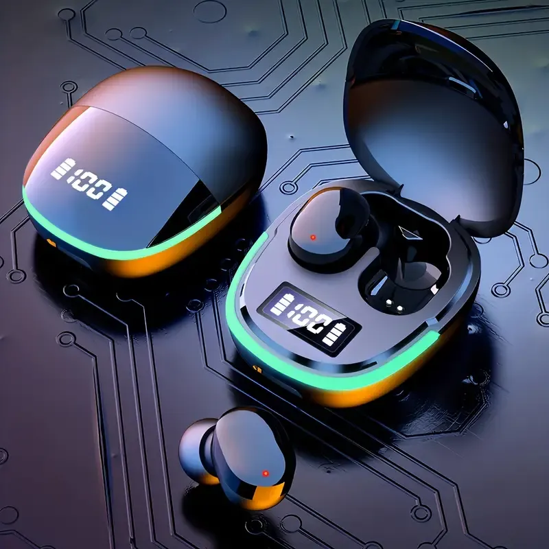 2025 Model Wireless Earbuds with LED Display