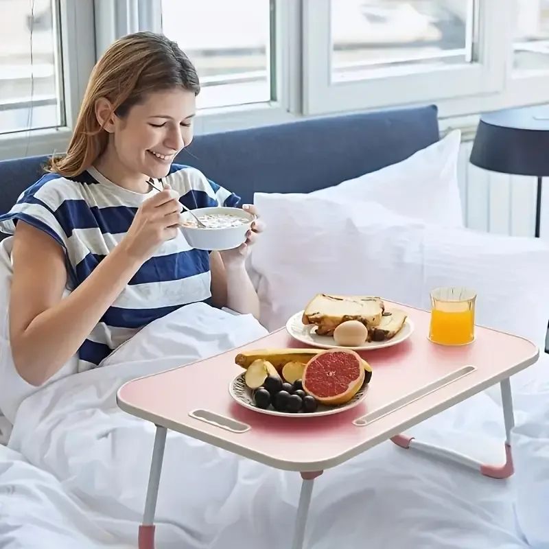 Ultra Large Multi Functional Laptop Bed Table - Portable Tray Holder with Cup Holder