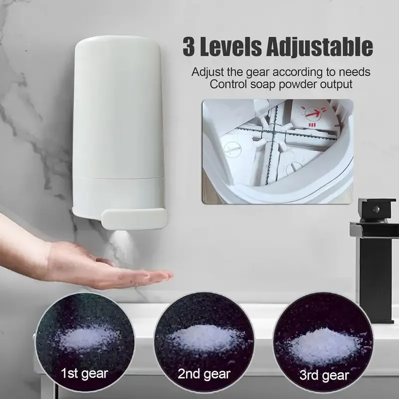 Soap Holder, Creative Water-Free Design with Lid, for Student Dorm and Home Bathroom, Drainable without Drilling, White, 2.95x6.1inch, Shower Caddies