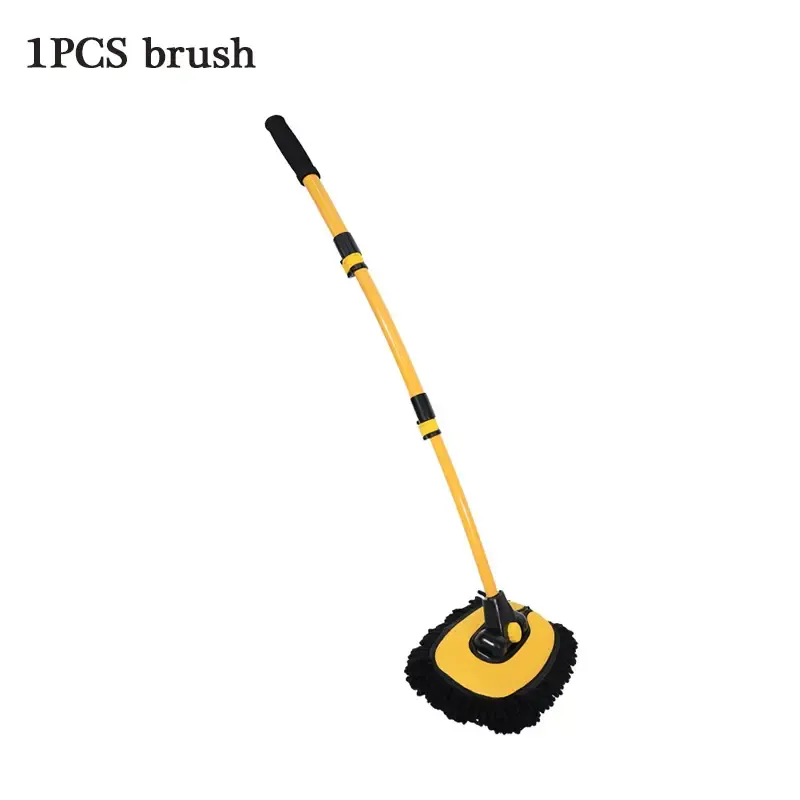 Microfiber Car Cleaning Brush Telescoping Long Handle Microfiber Car Cleaning Brush - Adjustable Length Chenille Broom Auto Accessories