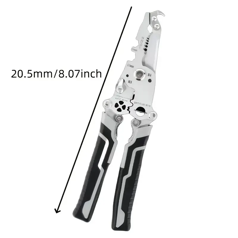 1PC18-in-1 Foldable Wire Stripper Manual Tool