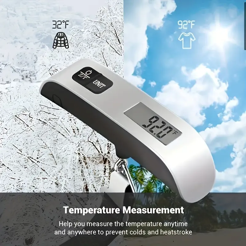 Luggage Scale, Electronic Scale, Portable Scale, Hook Scale, Parcel Scale, 110.23LB Mini Hanging Scale, Portable Spring Lifting Scale, Fishing Scale