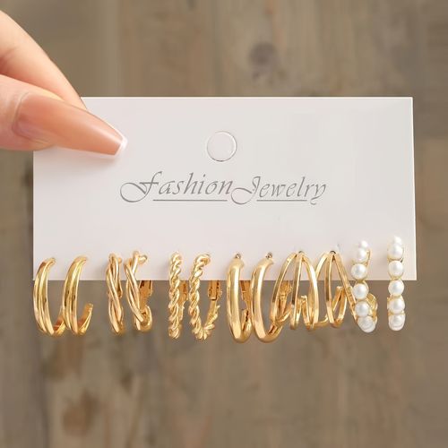 24 pairs of earrings combination set