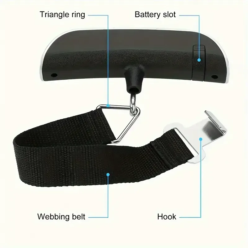 Luggage Scale, Electronic Scale, Portable Scale, Hook Scale, Parcel Scale, 110.23LB Mini Hanging Scale, Portable Spring Lifting Scale, Fishing Scale