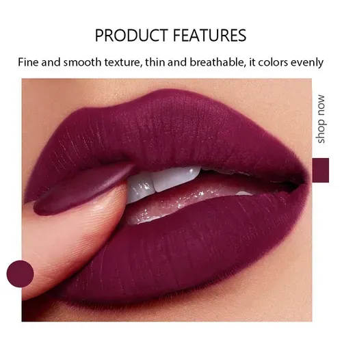 2 Pcs 5 In 1 Matte Lipstick Kit Waterproof Nude Combination Lipgloss Long Lasting Velvet Red Show Complexion Sexy Lip Tint Cosmetic(10 COLORS)