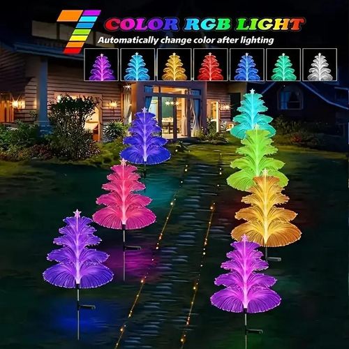 Christmas Solar Powered Tree Shaped Light,